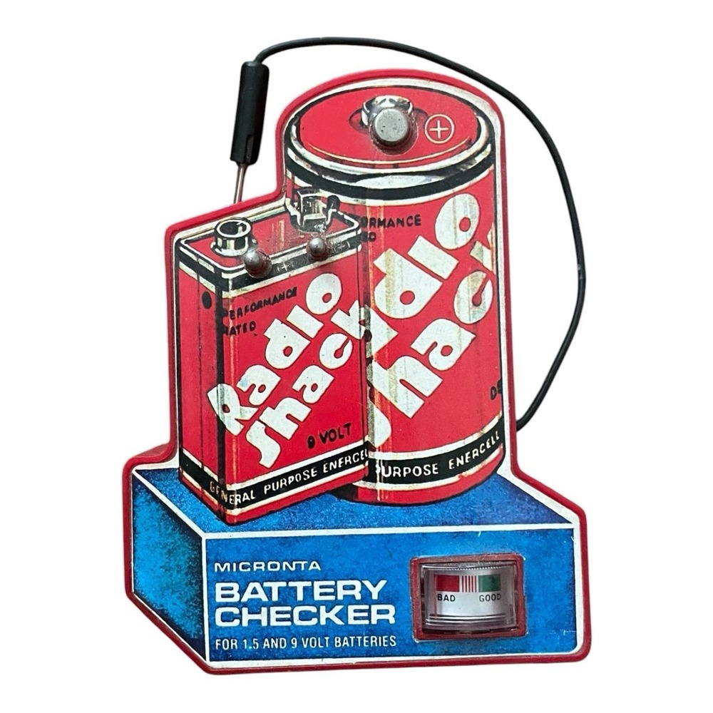 Vintage Radio Shack Micronta Battery Checker Model 22-098